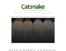 Tablet Screenshot of catsnake.com